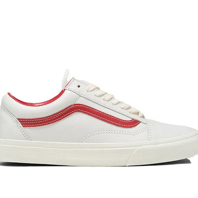 Zapatilla Vans Old Skool Vintage Leather Hombre Blanco