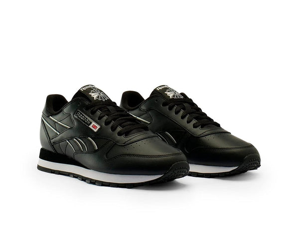 Zapatilla Reebok Cl Leather Hombre Negro