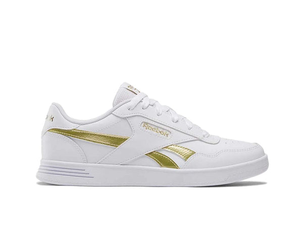 Zap Reebok Court Advance Mujer Blanco - Dorado