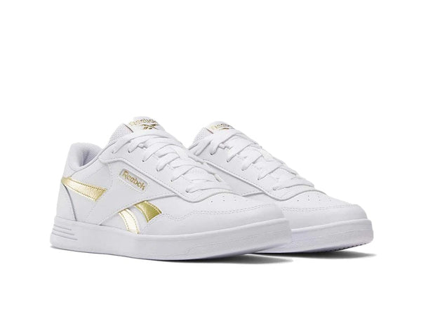 Zap Reebok Court Advance Mujer Blanco - Dorado