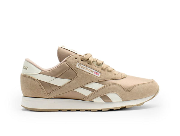 Zapatilla Reebok Classic Nylon Hombre Gris - Blanco