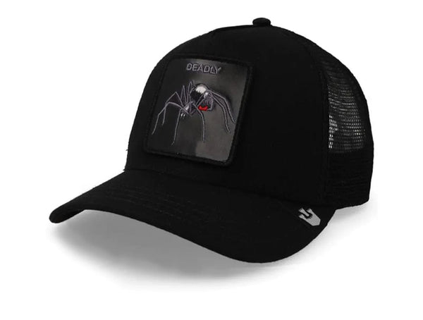 Jockey Trucker Goorin The Deadly Spider Unisex Negro