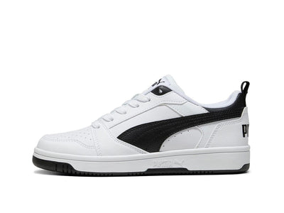 Zapatilla Puma Rebound V6 Cadete Negro - Blanco