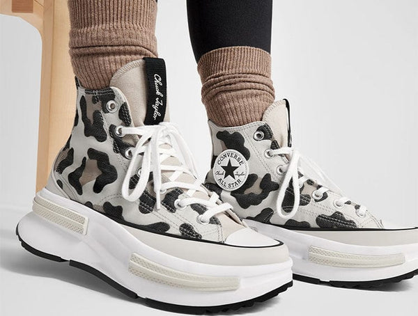 Zapatilla Converse Run Star Legacy Leopard Love Mujer Blanco