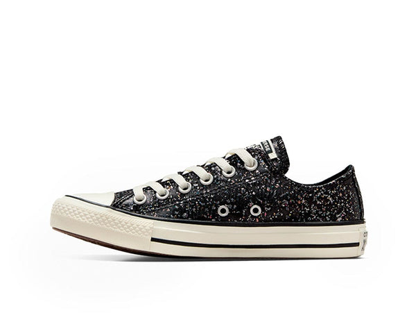 Zapatilla Converse Chuck Taylor Mujer Glitter Shinefetti Negro