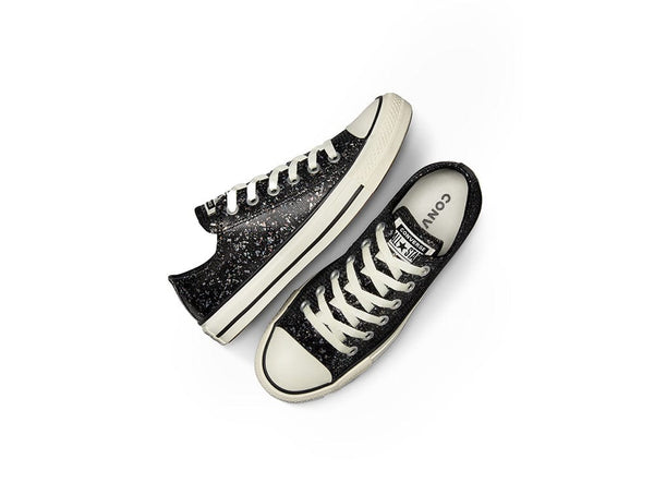 Zapatilla Converse Chuck Taylor Mujer Glitter Shinefetti Negro