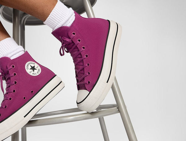 Zapatilla Converse Chuck Taylor PLataforma Crafted Color Mujer Lila