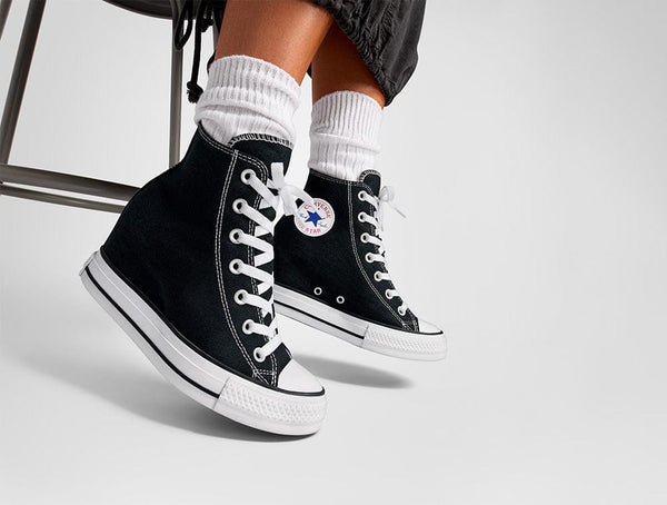 Zapatilla Converse Chuck Taylor Wedge Mujer Negro