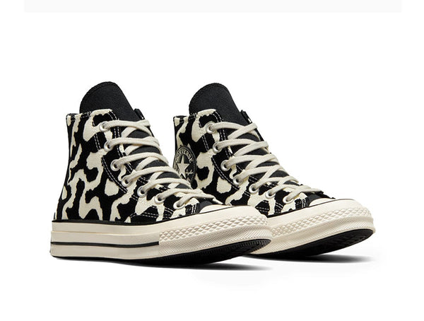 Zapatilla Converse Chuck 70 Lavish Leopard Mujer Negro - Blanco