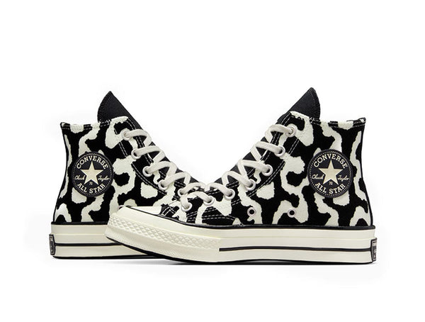 Zapatilla Converse Chuck 70 Lavish Leopard Mujer Negro - Blanco