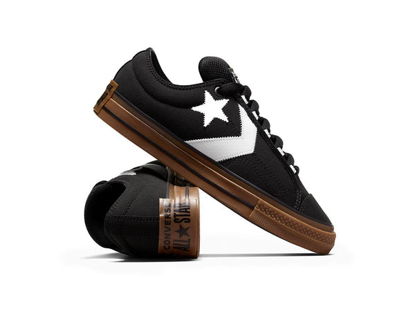 Zapatilla Converse Star Player 76 Puff Unisex Negro - Blanco - Suela Gum