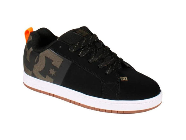 Zapatilla Dc Court Graffik Sq Hombre Negro-Olivo