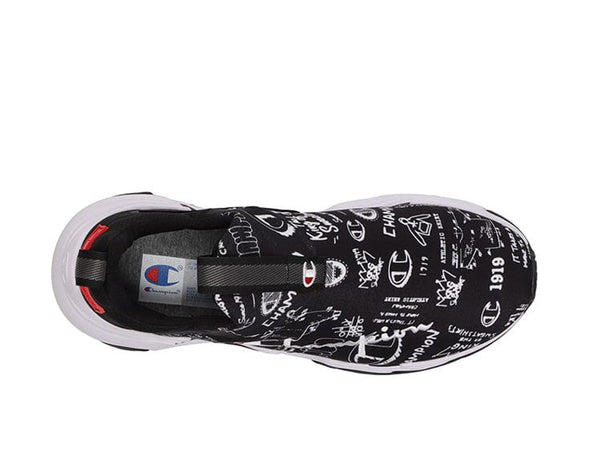 Zapatilla Champion Hayper Apex Doodle Hombre Negro