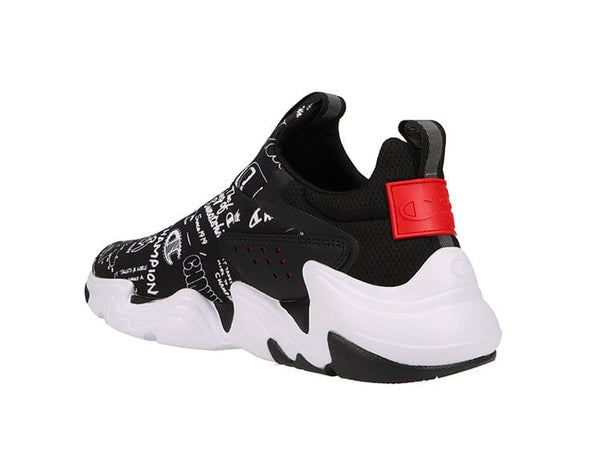 Zapatilla Champion Hayper Apex Doodle Hombre Negro