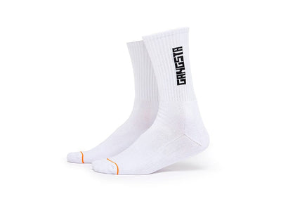 Calcetin Largo Gangsta Mid Brand 2 pack Unisex Blanco