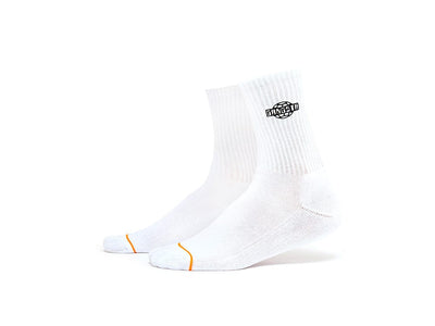 Calcetin Corto Gangsta Mid Outline 2 Pack Unisex Blanco