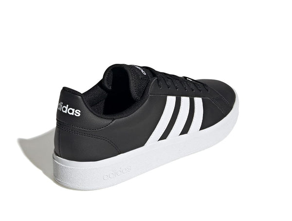 Zapatilla Adidas Grand Court Base 2.0 Hombre Negro - Blanco