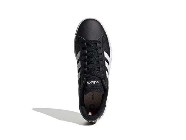 Zapatilla Adidas Grand Court Base 2.0 Hombre Negro - Blanco