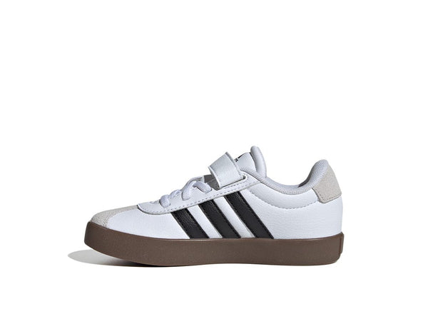 Zapatilla Adidas Vl Court 3.0 Junior Negro /Azul/Negro/Suela Gum