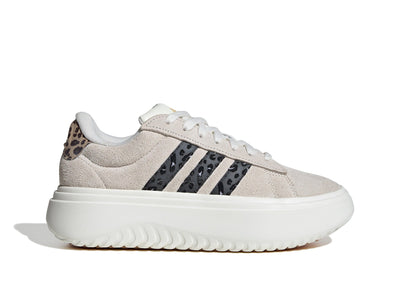 Zapatilla Adidas Grand Court Mujer Gris