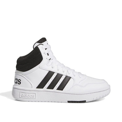 Zapatilla Adidas Hoops 3.0 Mid Junior Blanco