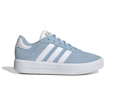 Zapatilla Adidas Court Mujer Celeste