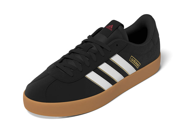 Zapatilla Adidas Vl Court 3.0 Hombre Negro - Blanco - Suela Gum