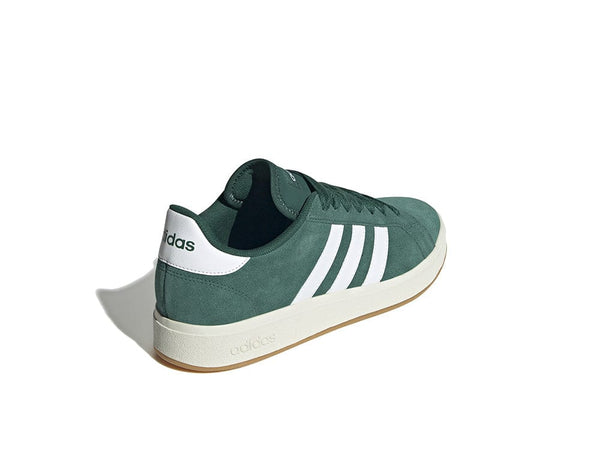 Zapatilla Adidas Grand Court Base 00s Hombre Verde - Blanco - Suela Blanco - Gum