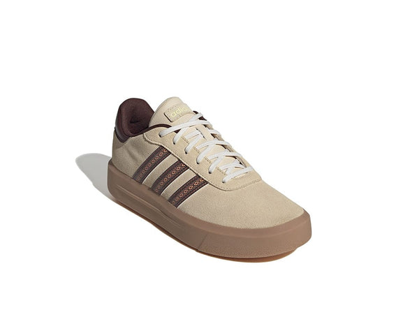 Zapatilla Adidas Court Plataforma Suede mujer Cafe - Suela Gum