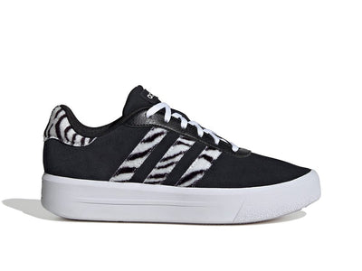 Zapatilla Adidas Court Platform Mujer Print - Negro