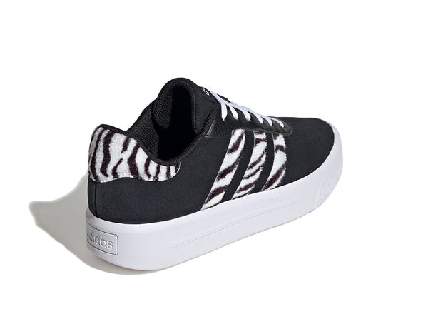 Zapatilla Adidas Court Platform Mujer Print - Negro