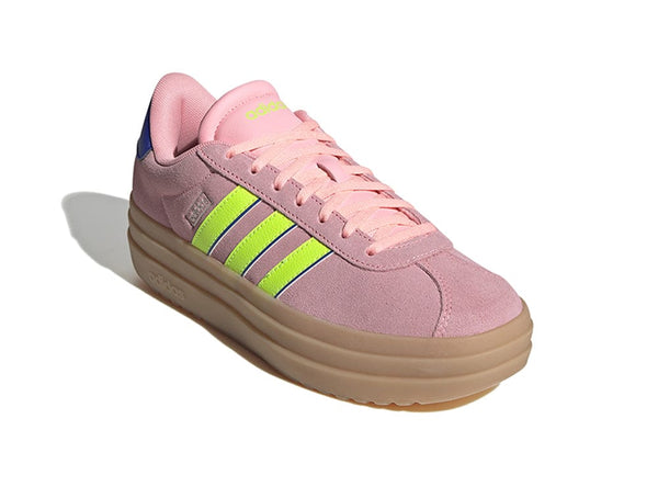 Zapatilla Adidas Vl Court Bold Mujer Rosado - Amarillo - Suela Gum