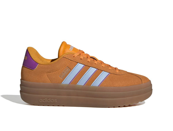 Zapatilla Adidas Vl Court Bold Mujer Naranjo - Celeste - Suela Gum