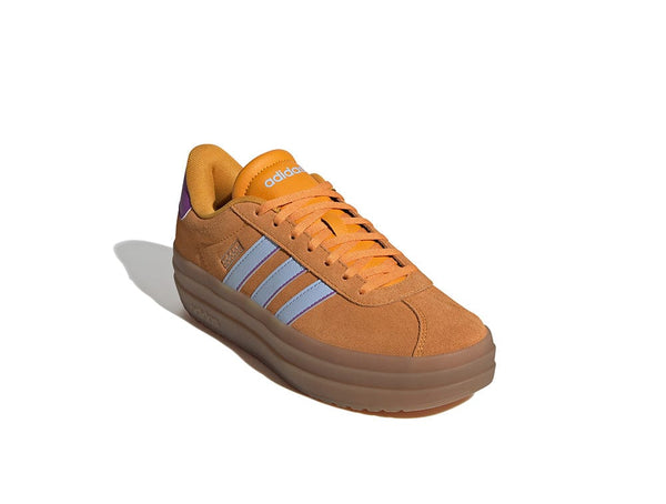 Zapatilla Adidas Vl Court Bold Mujer Naranjo - Celeste - Suela Gum