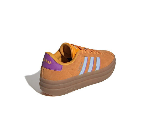 Zapatilla Adidas Vl Court Bold Mujer Naranjo - Celeste - Suela Gum