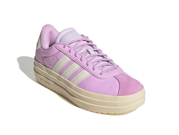 Zapatilla Adidas Vl Court Bold Plataforma Mujer Morado/Blanco/Suela Beige