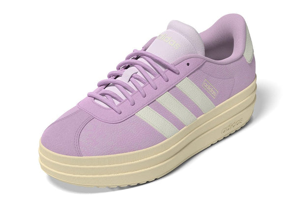 Zapatilla Adidas Vl Court Bold Plataforma Mujer Morado/Blanco/Suela Beige