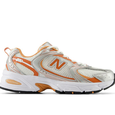 Zapatilla New Balance 530 Unisex Blanco - Naranjo