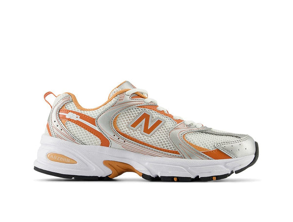 Zapatilla New Balance 530 Unisex Blanco - Naranjo