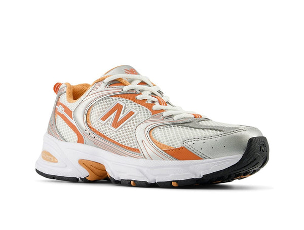 Zapatilla New Balance 530 Unisex Blanco - Naranjo