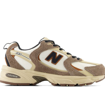 Zapatilla New Balance 530 Unisex Blanco - Café