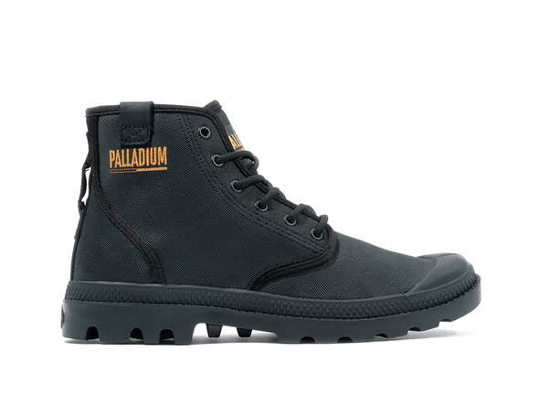 Zapatillas Palladium Pampa Hi Coated Unisex Negro