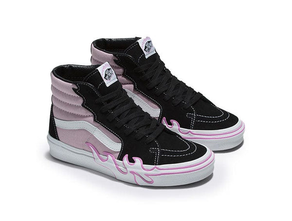 Zapatilla Vans Sk8-Hi Flame Mujer Rosado