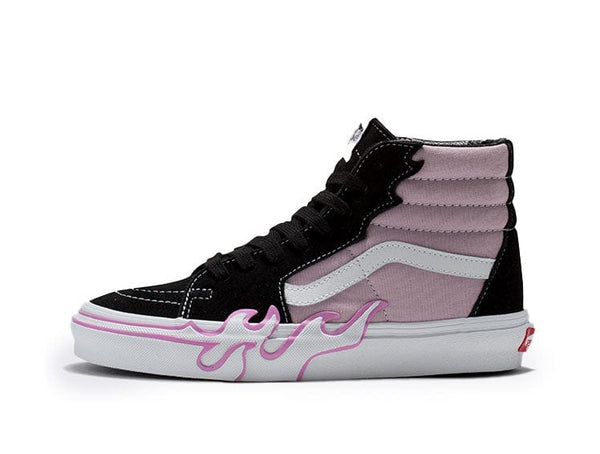 Zapatilla Vans Sk8-Hi Flame Mujer Rosado