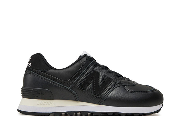 Zapatilla New Balance 574 Mujer Negro - Blanco