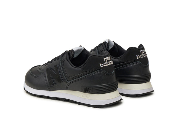 Zapatilla New Balance 574 Mujer Negro - Blanco