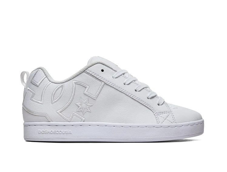 Zapatilla Dc Court Graffik Mujer Mono Blanco Blockstore.cl