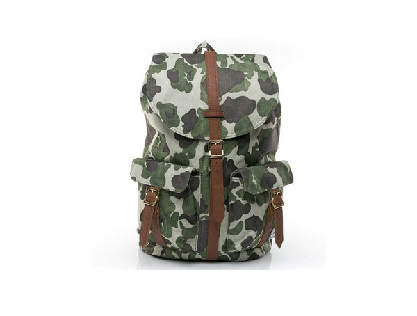 Mochila Herschel Dawson Frog Camo/Tan Synthetic Unisex Gris