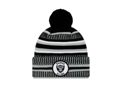 Beanie New Era Oakland Raiders Unisex Negro