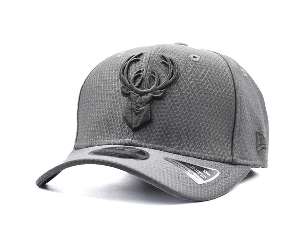 Jockey New Era Nba 950 Stretch Snap Milwaukee Bucks Unisex Gris